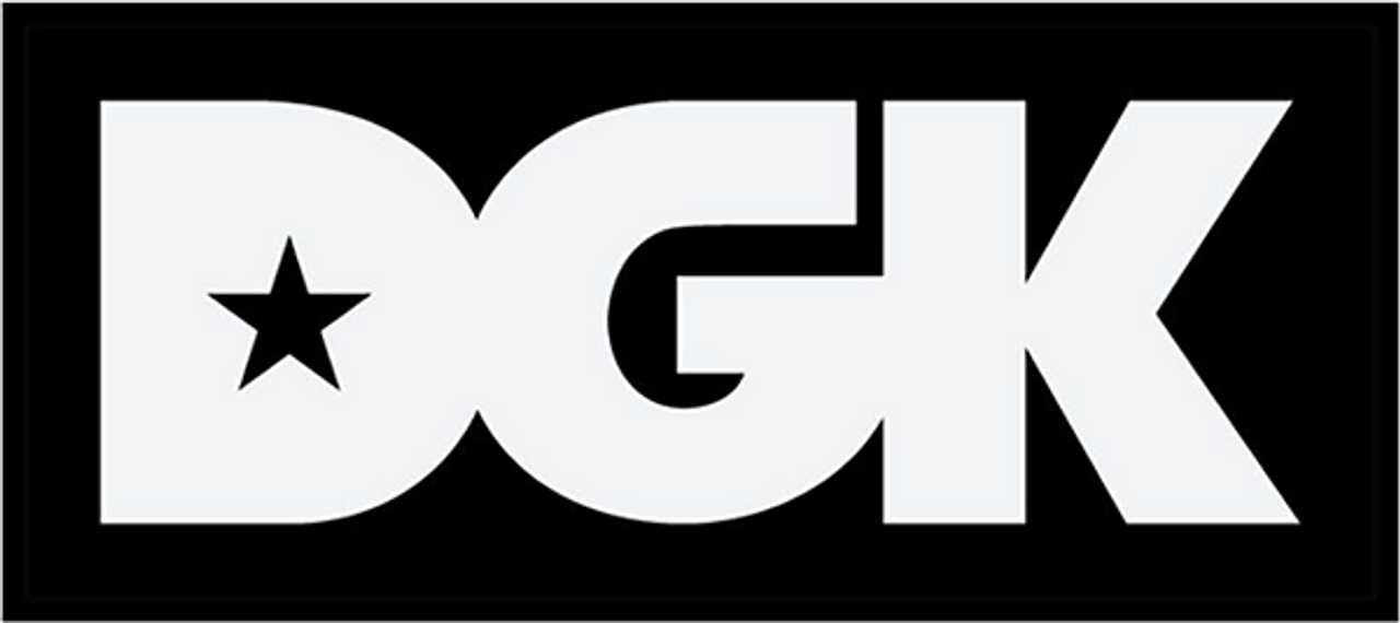 DGK Classic 9" Sticker White/Black