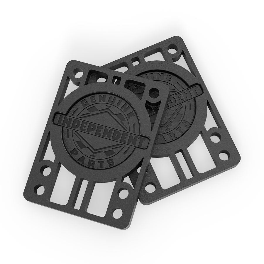 Genuine Parts Risers 1/4" in Black