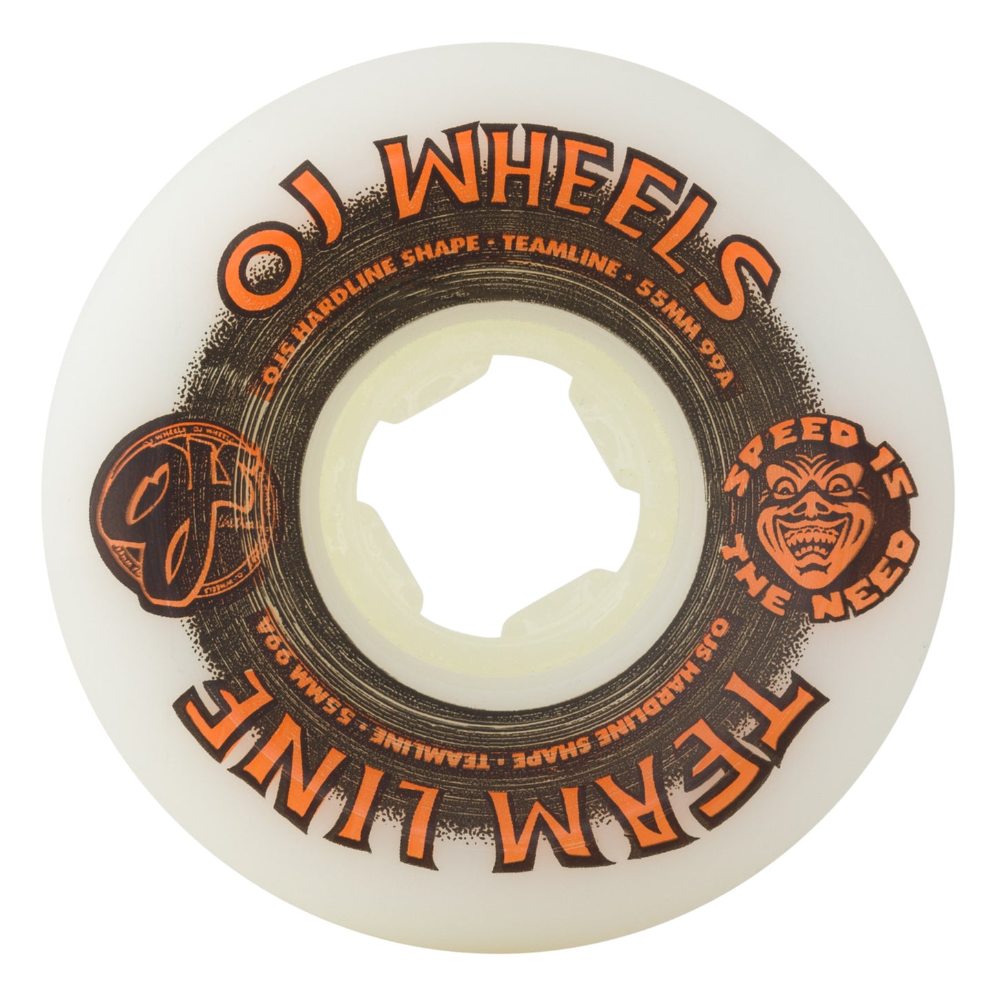 OJ Hardline White 55mm