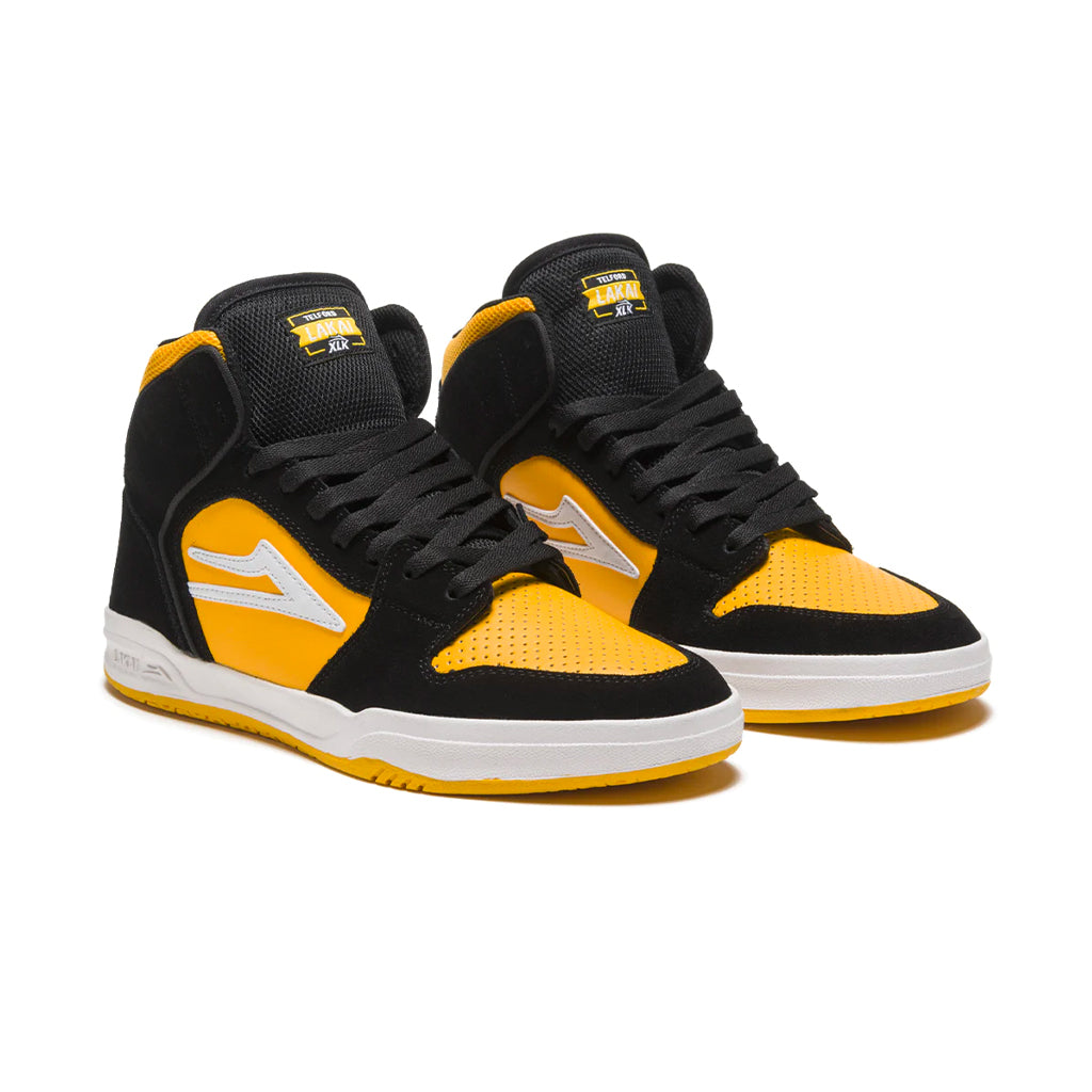 Lakai Telford Black/Yellow Suede