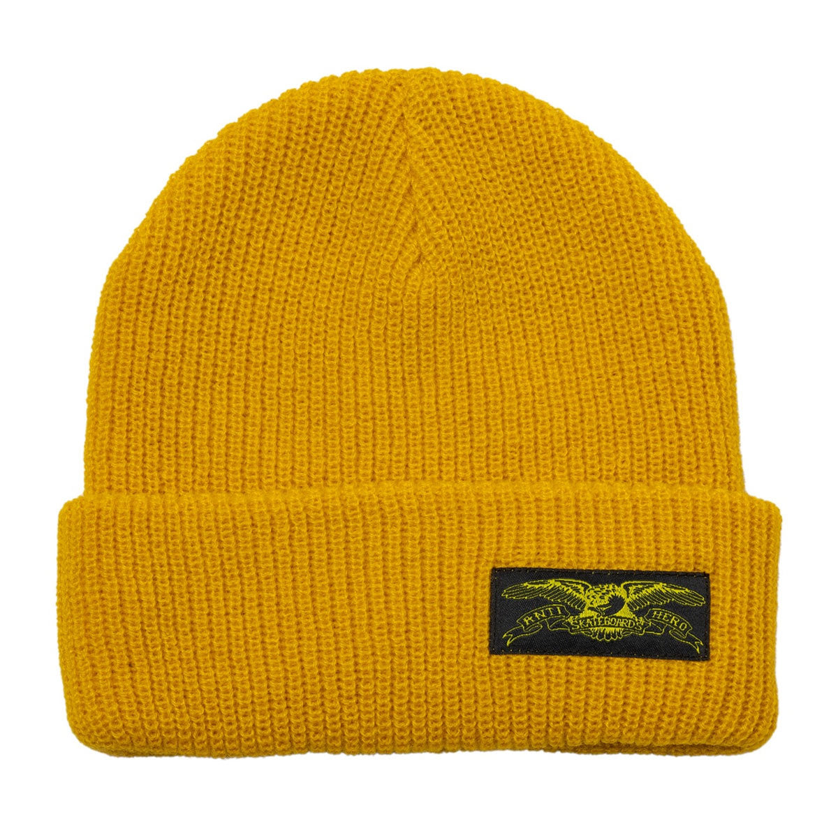 Antihero Stock Eagle Cuff Beanie - Gold