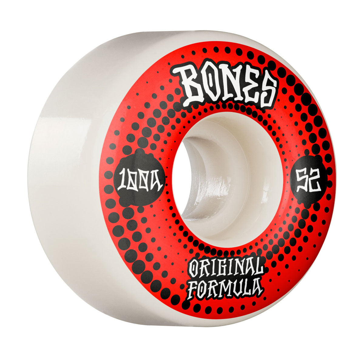 Bones 100S Wide OG Originals V4 White - 100A - 52mm