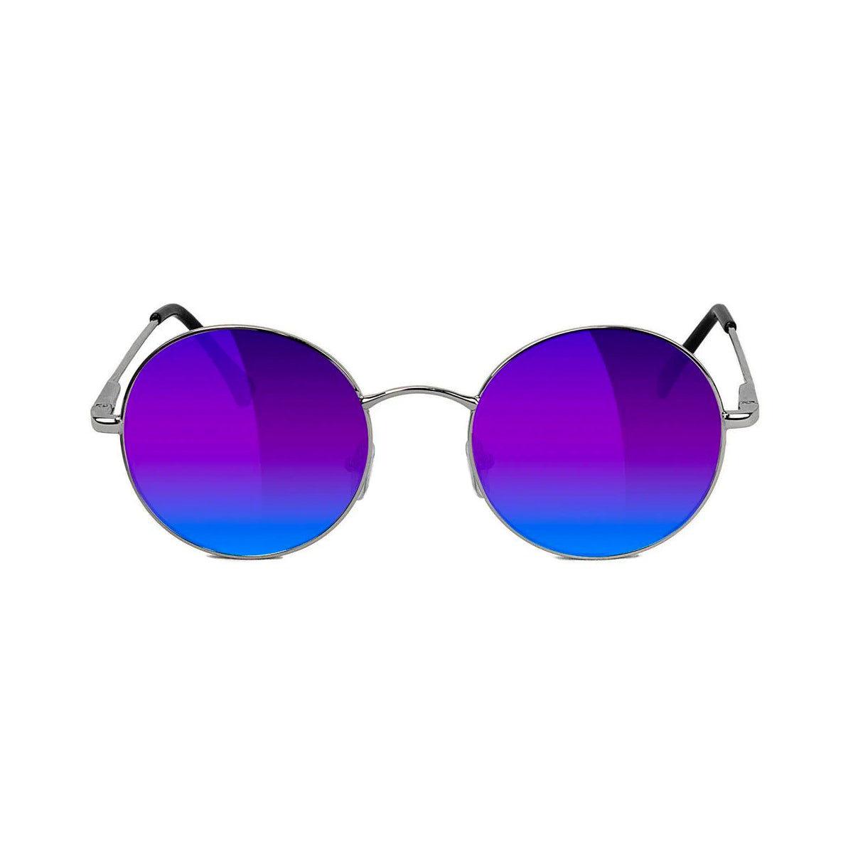Glassy Jaws Premium Sunglasses-Silver/Blue : Polarized
