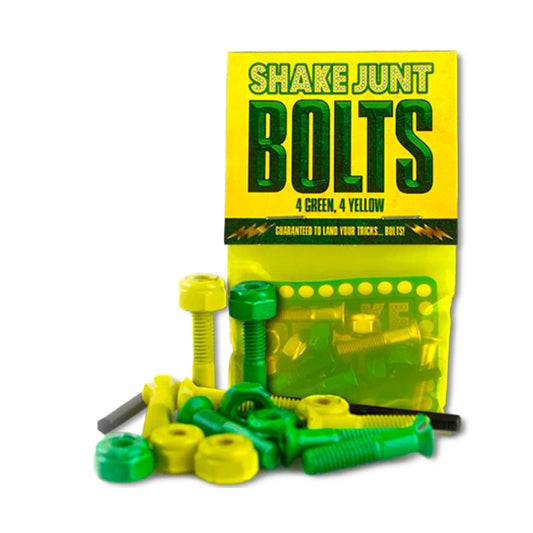 Shake Junt Bag O Bolts - Green/Yellow- 7/8"