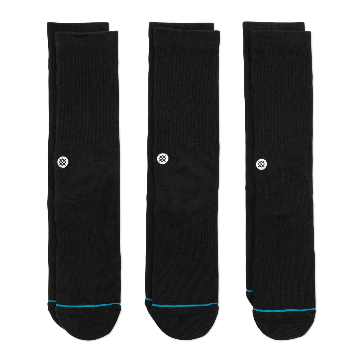 Stance Socks Icon 3 Pack - Black
