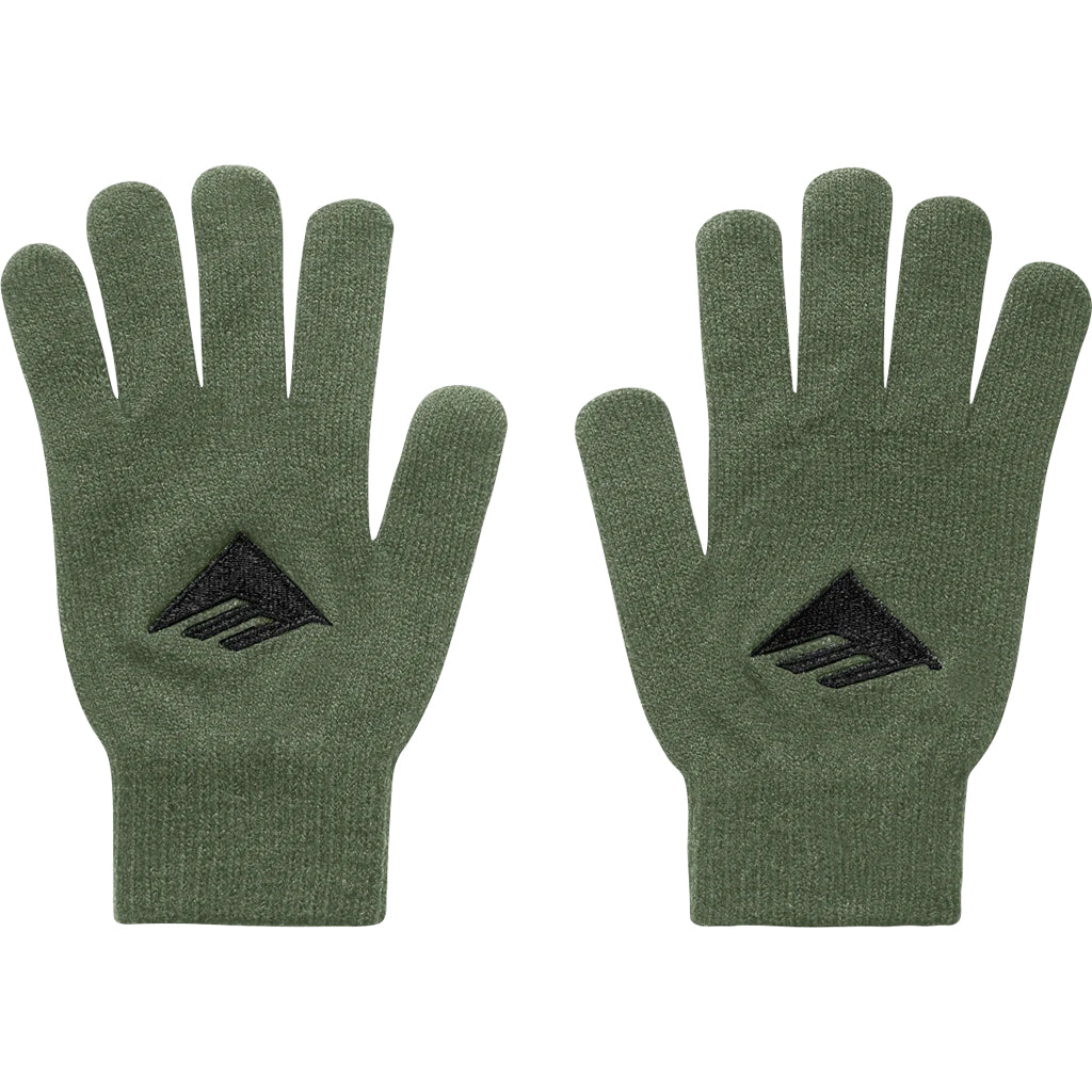 Emerica Triangle Knit Gloves-Olive