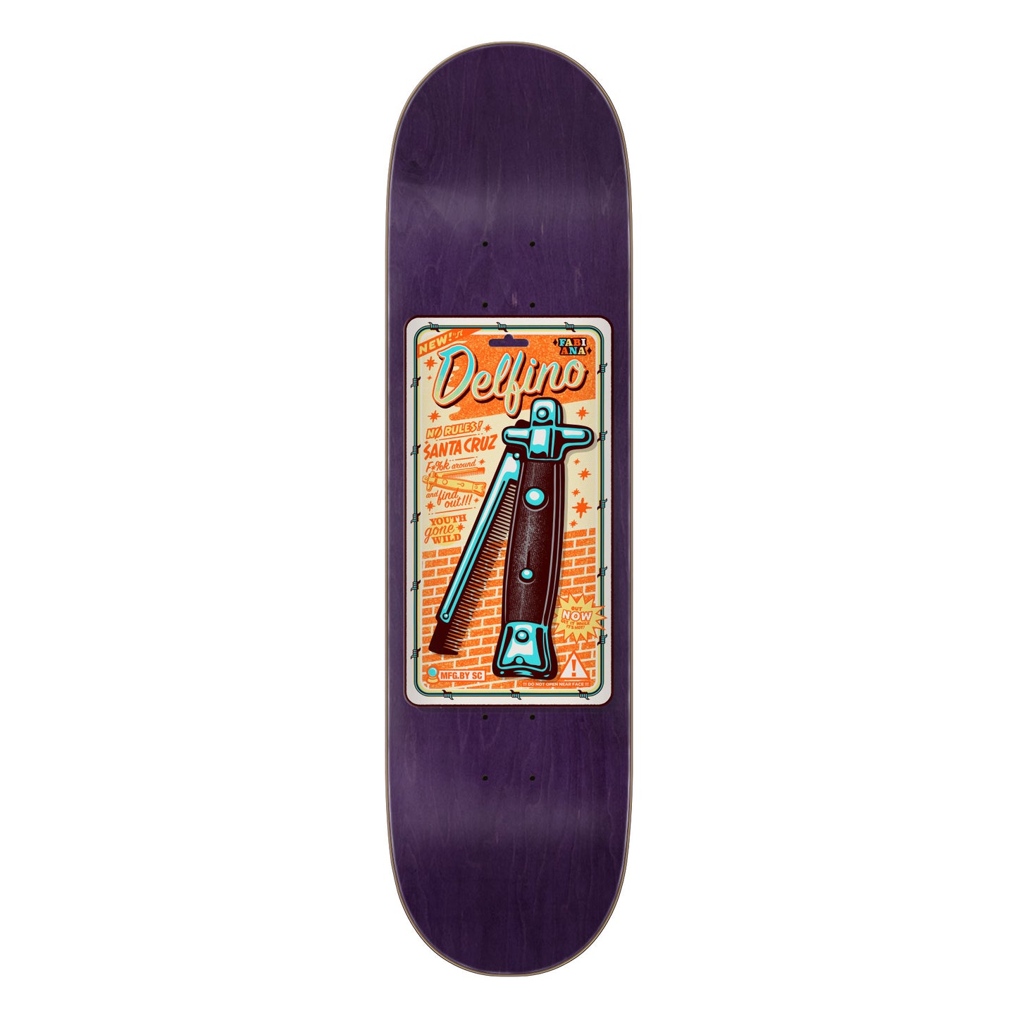 Santa Cruz Delfino Switchblade Comb Pro - 8.25