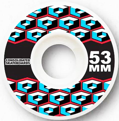 Consolidated Cracked Cube Wheels 53mm