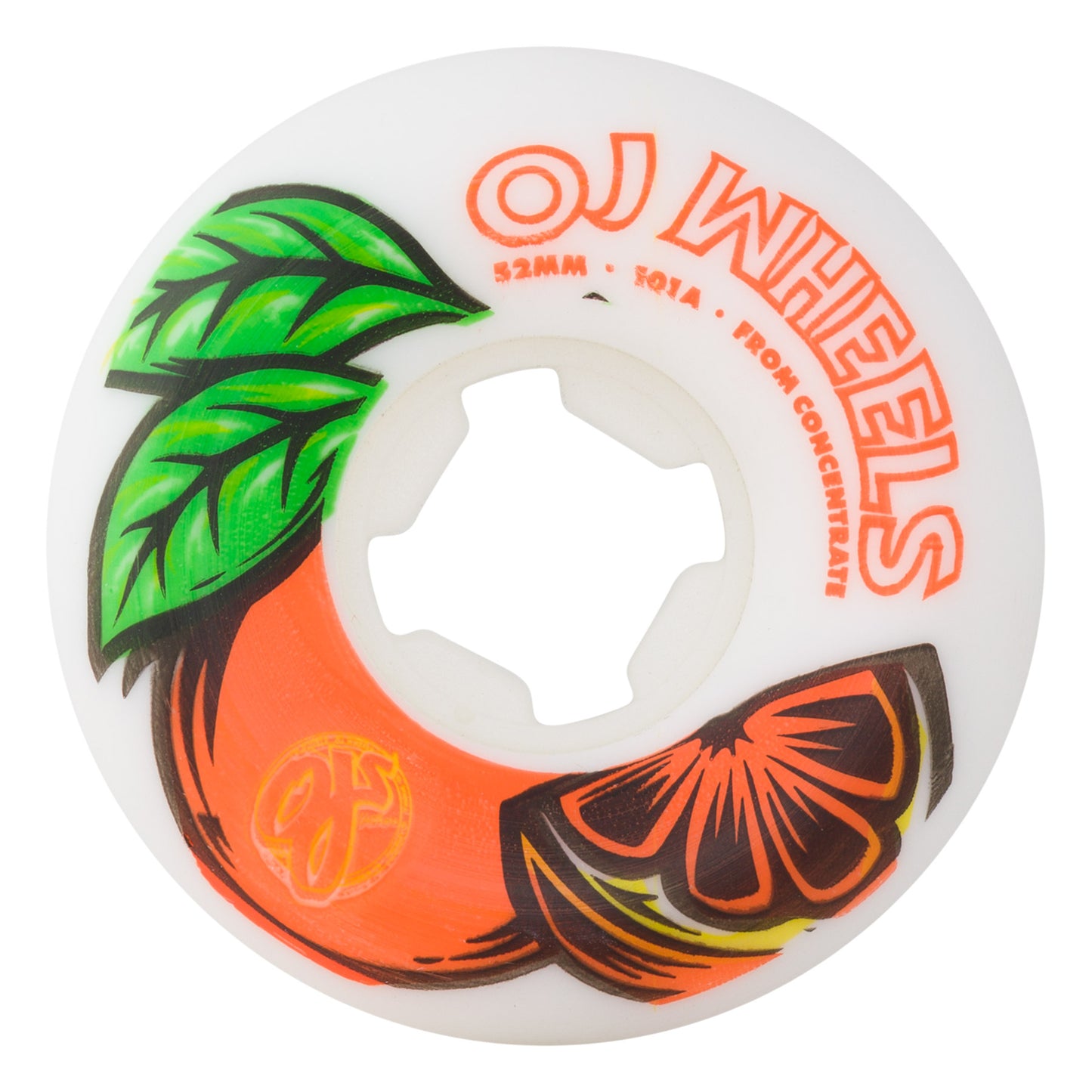 OJ From Concentrate White Orange Hardline 101a Wheels