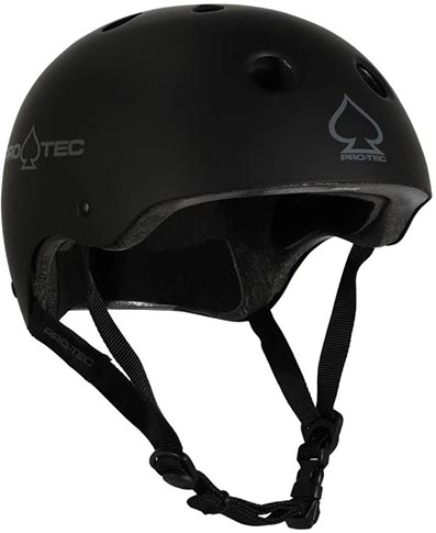 Classic Certified Matte Black Helmet (Adult)