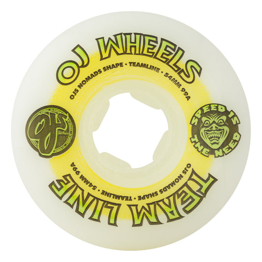 OJ Hardline White 54mm