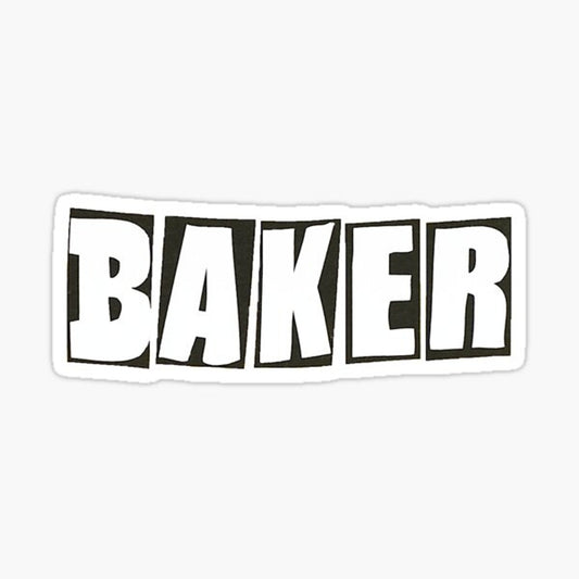 Baker Brand Logo Large Sticker 8.5"