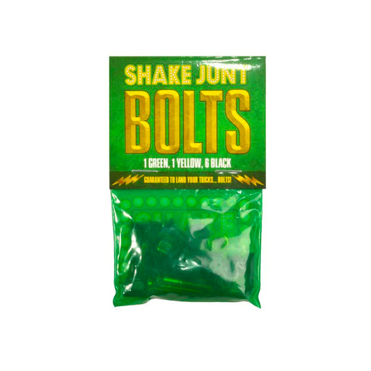 Shake Junt Bag O Bolts Green/Yellow/Black 1"