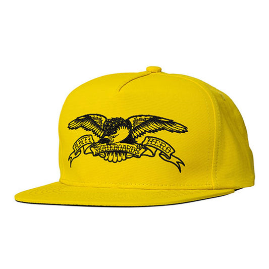 Antihero Basic Eagle Snapback - Mustard/Black