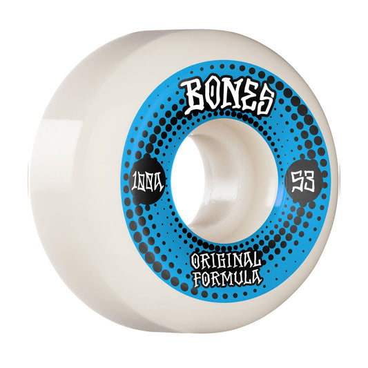 Bones OG 100S  V5 Sidecut - White 100A - 53mm