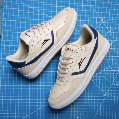 Lakai Terrace - Cream/Navy Suede Griffin Gass