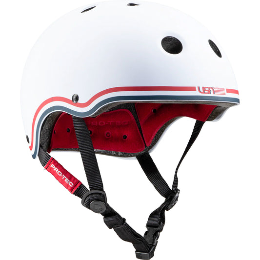 ProTec Classic Certified USA Helmet -White