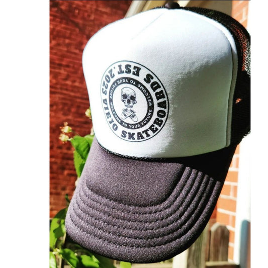 Viejo Trucker Hat-Wht/Blk : OS